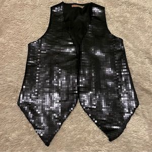 Saint Tropez sequins black vest